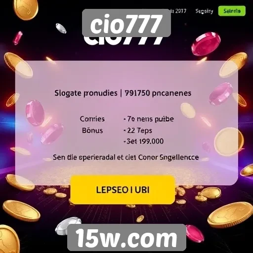 Promoções e bônus atraentes no site cio777